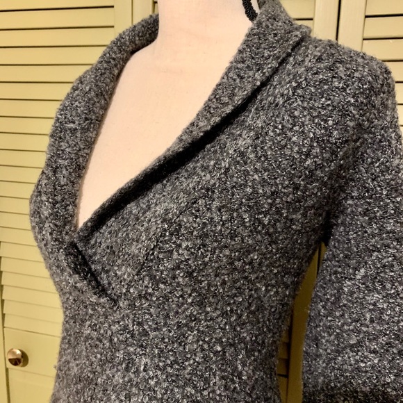 Black and Gray Marled Sweater - Picture 7 of 8
